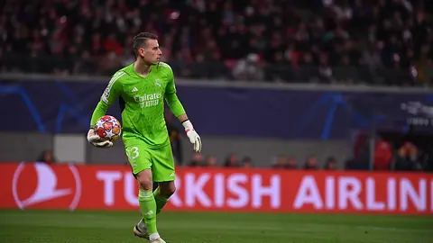 Andriy Lunin z drobnym urazem wykluczony z treningu Realu Madryt
