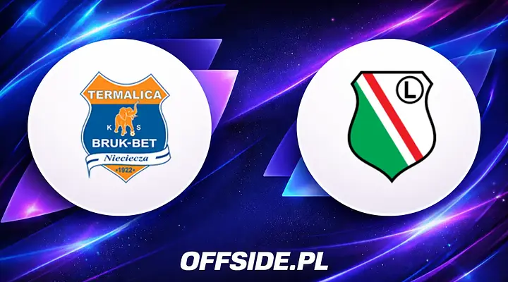 Bruk-Bet Termalica Nieciecza kontra Legia Warszawa: Jak obejrzeć starcie w Ekstraklasie?