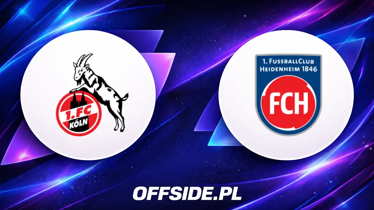 Ogłoszono składy na mecz 1.FC Köln z FC Heidenheim