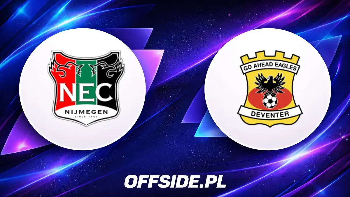 Oficjalne składy: NEC Nijmegen kontra GO Ahead Eagles