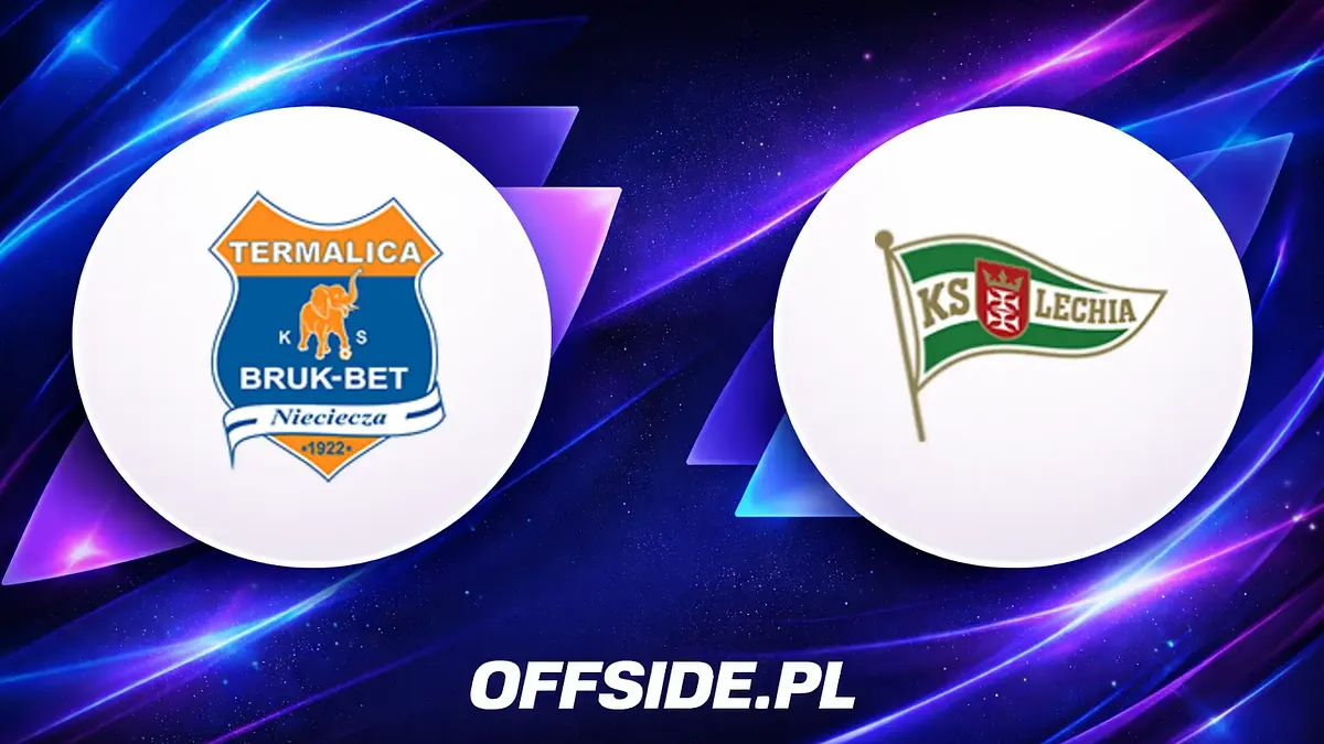 Składy na mecz Bruk-Bet Termalica Nieciecza - Lechia Gdańsk odsłonięte