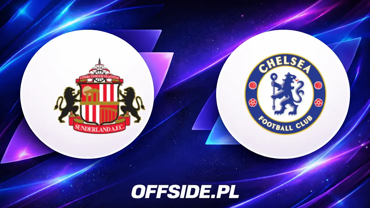 Sunderland i Chelsea Londyn z ujawnionymi składami na kluczowy mecz