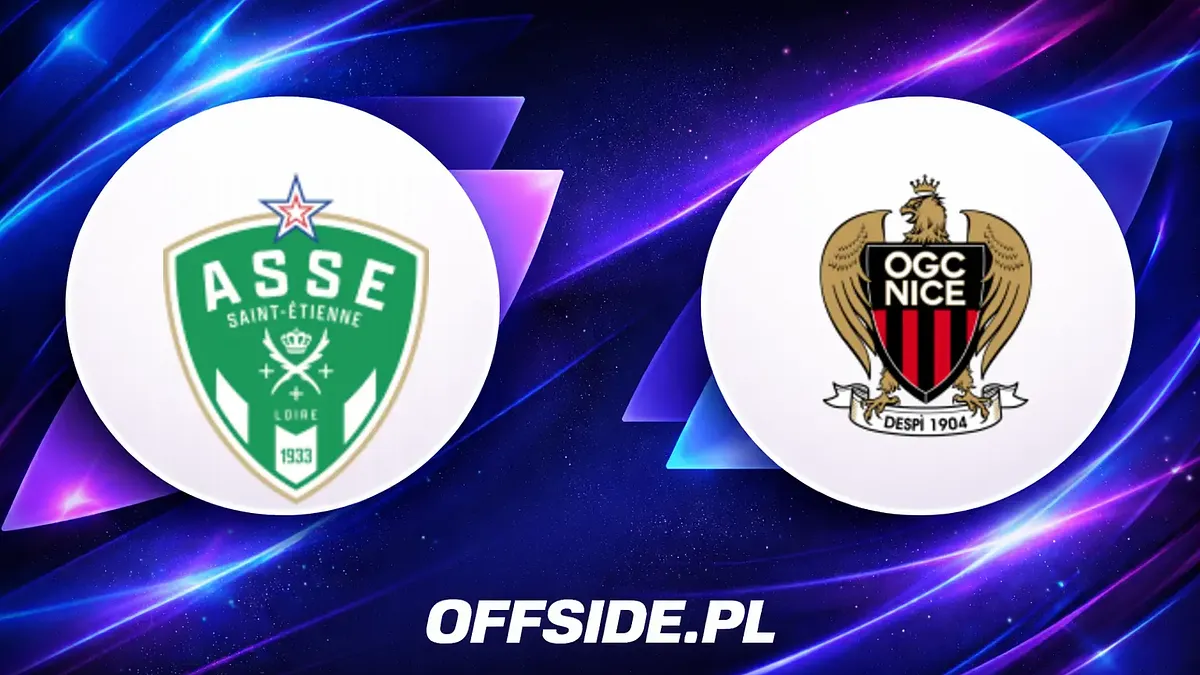 Oficjalne składy Saint Etienne i OGC Nice na dzisiejszy mecz