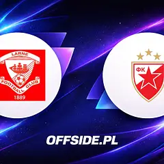 Oficjalne składy Larne - FK Crvena Zvezda