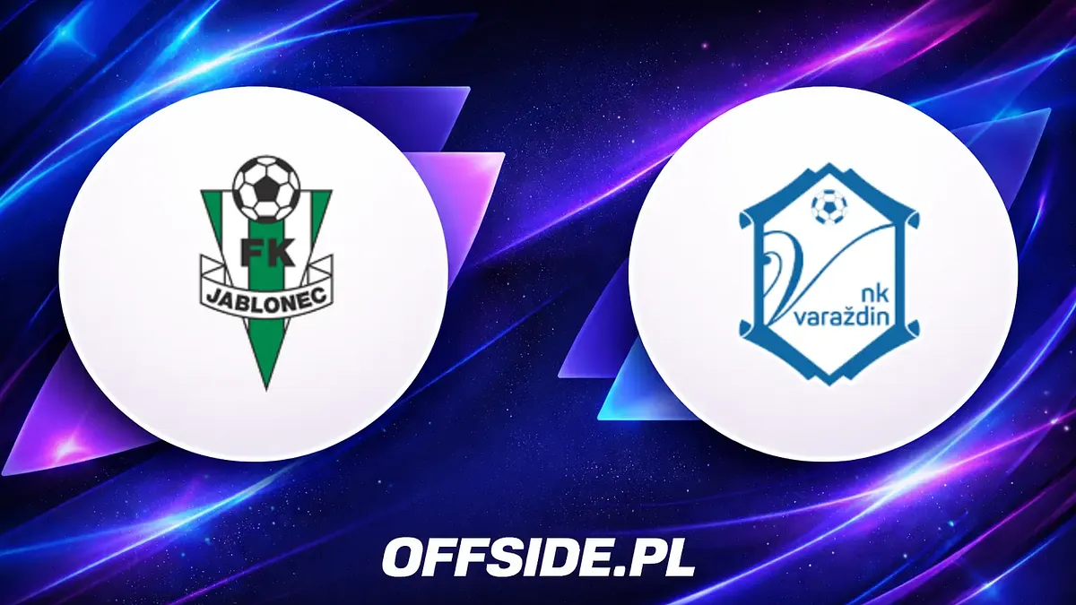 Oficjalne składy FK Jablonec i NK Varazdin przed meczem
