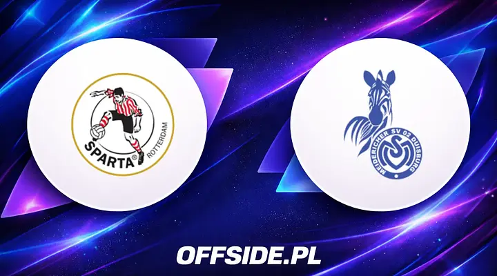Znamy składy na mecz Sparta Rotterdam vs MSV Duisburg