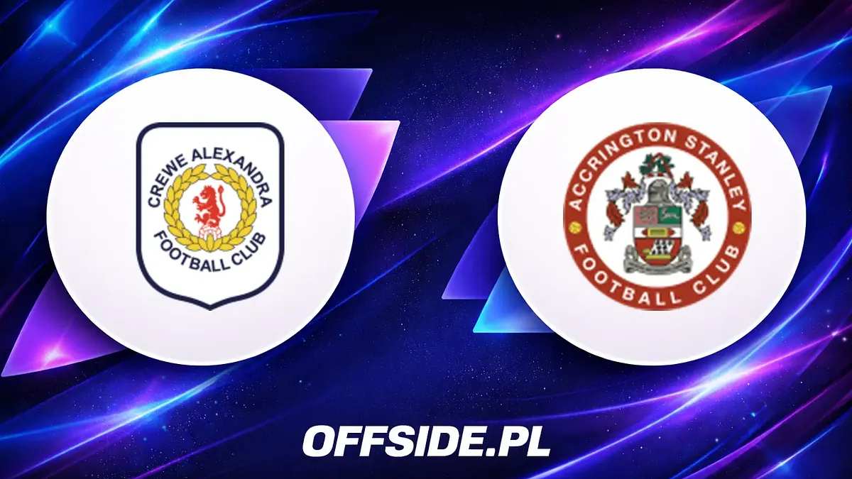 Znamy składy na mecz Crewe kontra Accrington ST