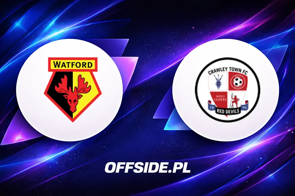 Składy na mecz Watford - Crawley Town ujawnione