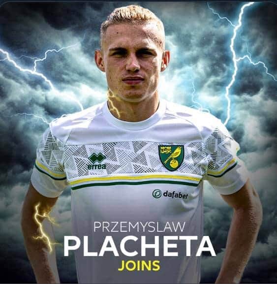 Przemysław Płacheta przechodzi do Norwich City