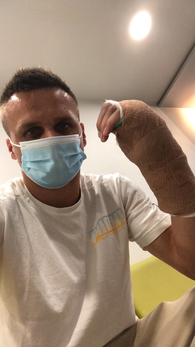 Sławomir Peszko złamał rękę podczas sparingu Wieczystej Kraków
