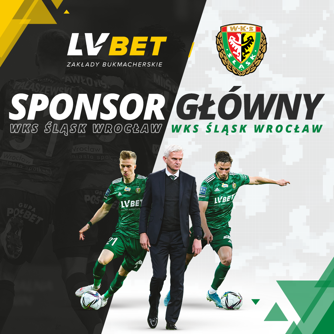 LV BET sponsorem głównym Śląska Wrocław