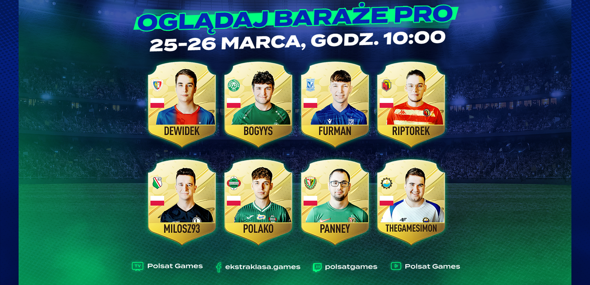 Najlepsi gracze FIFA w Polsce walczą o finały PKO BP Ekstraklasa Games!