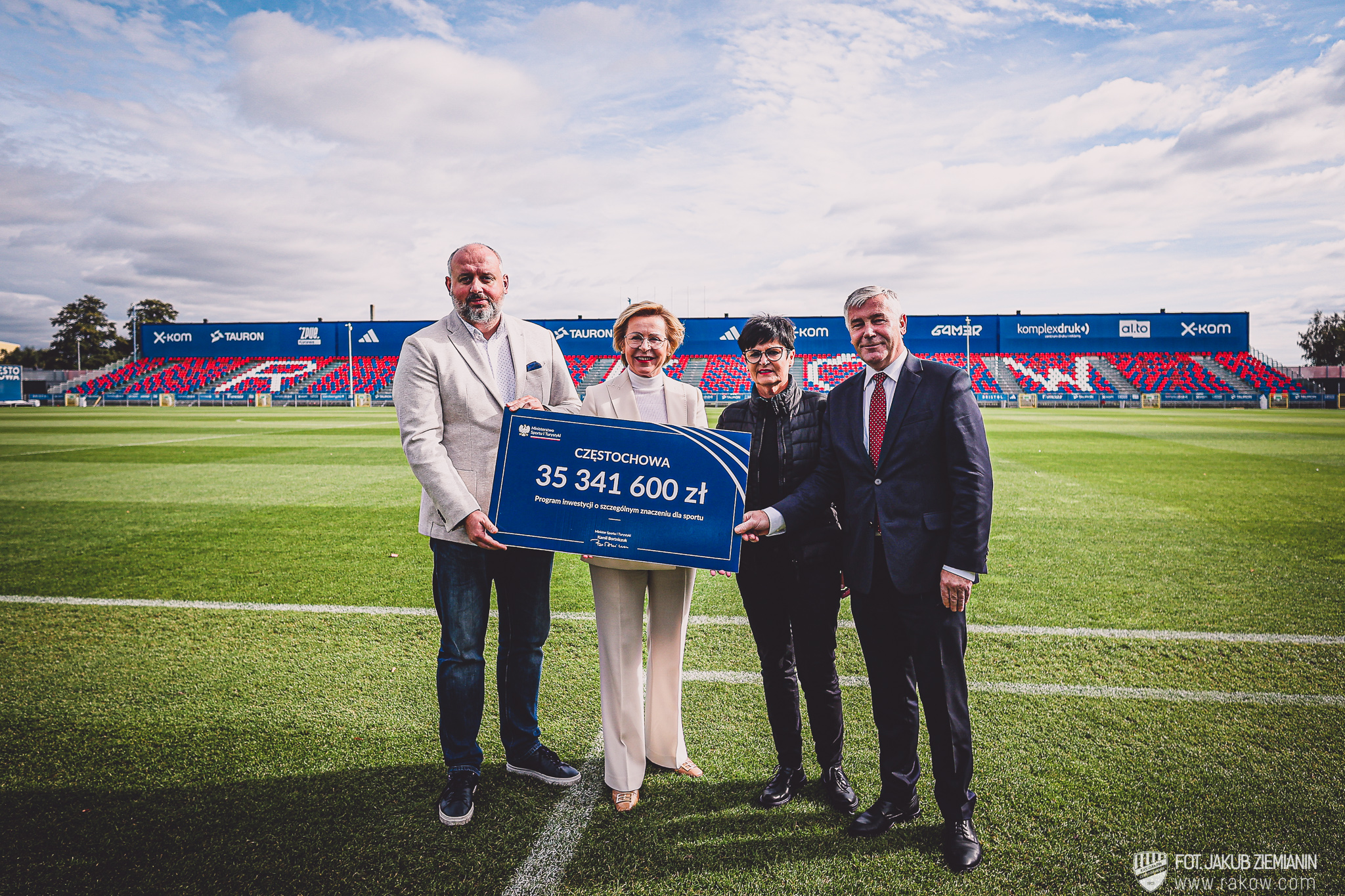 Ponad 35 milionów złotych przyznane przez MSiT na rozbudowę stadionu MSP „Raków”